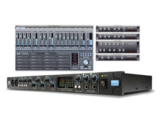 The Saffire Pro 40 interface comes with a suite of Focusrite plug-ins.